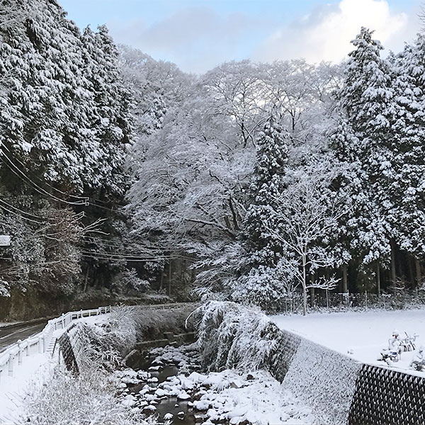 冬の名張の風景